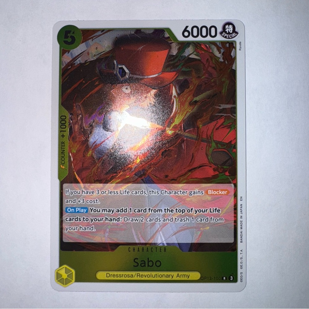 Sabo OP12-100 Legacy of the Master Foil NM